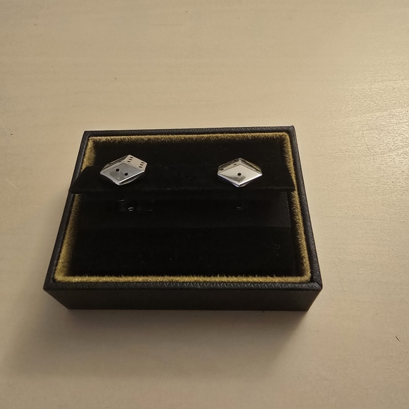 Dunhill silver dice cufflinks - Picture 4 of 5